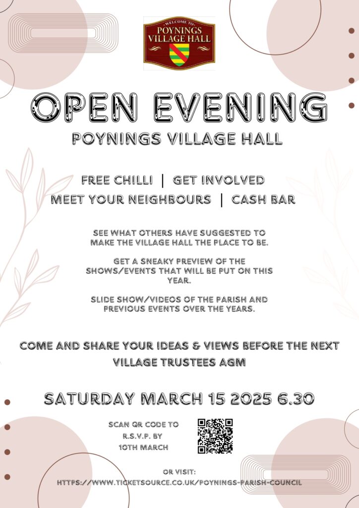 Poynings Open evening